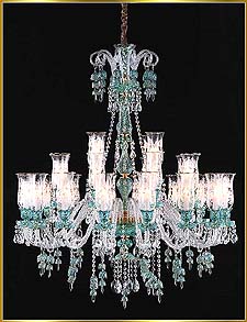 Traditional Chandeliers Model: MD88037-28- BLUE 